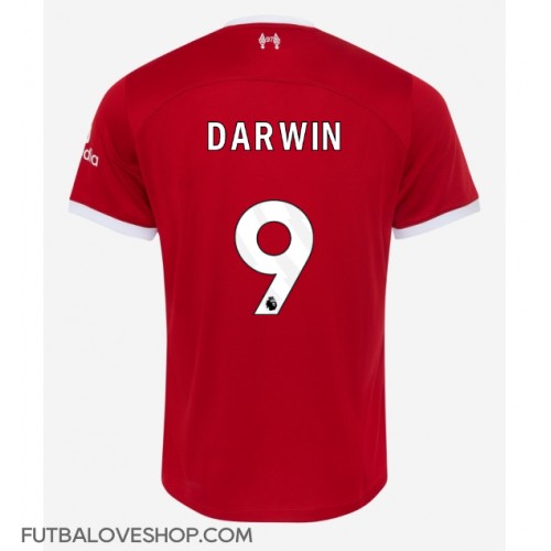 Dres Liverpool Darwin Nunez #9 Domáci 2023-24 Krátky Rukáv